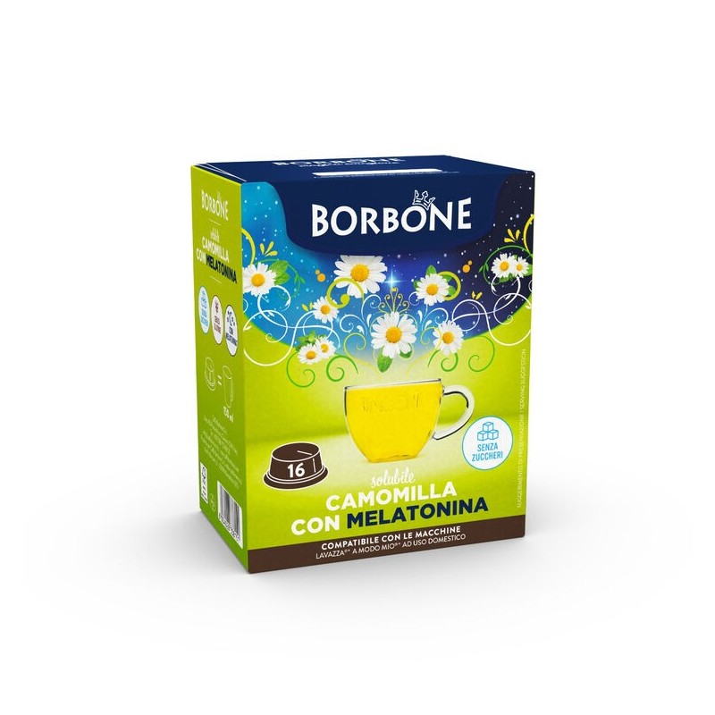 CAPSULE AMM BORBONE CAMOMILLA E MELATONINA 16 PZ