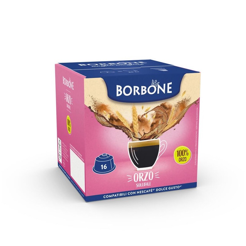 DOLCE GUSTO BORBONE ORZO NO ZUCCHERI 16PZ