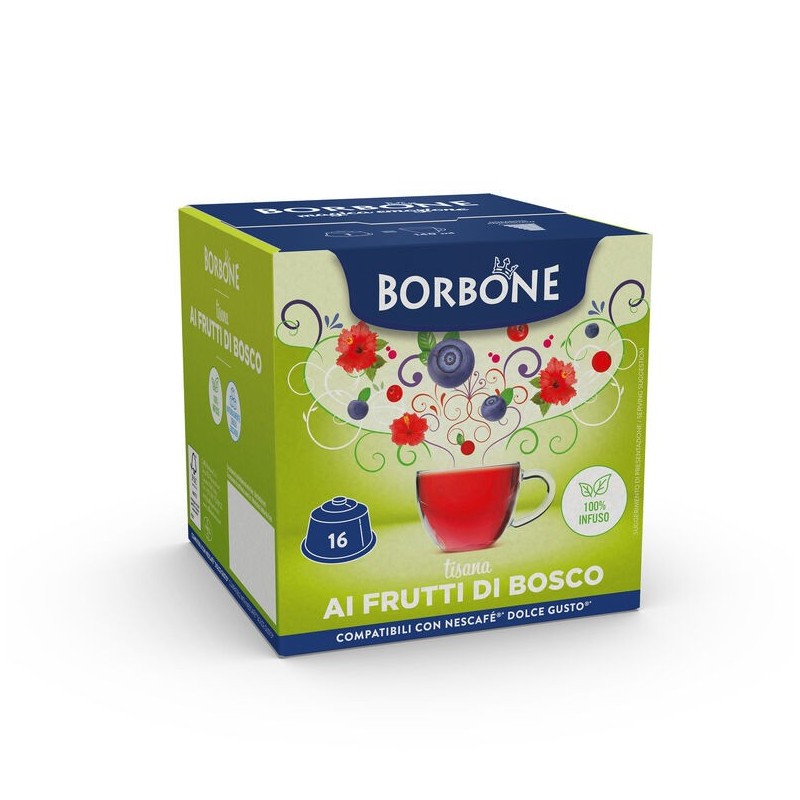 DOLCE GUSTO BORBONE TISANA FRUTTI DI BOSCO 16P