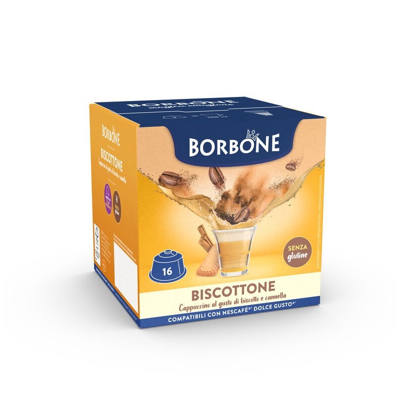 DOLCE GUSTO BORBONE BISCOTTONE 16 PZ