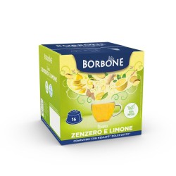 CAPSULE DG BORBONE TISANA ZENZERO E LIMONE