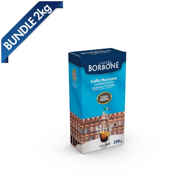 MOKA BORBONE MISCELA DECISA BUNDLE RISPARMIO 2KG