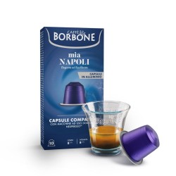 NESPRESSO BORBONE ALLUMINIO MIA NAPOLI 10 PZ