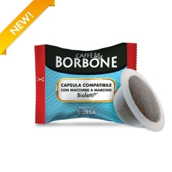 CAPSULE BIALETTI BORBONE ROSSA 100 PZ