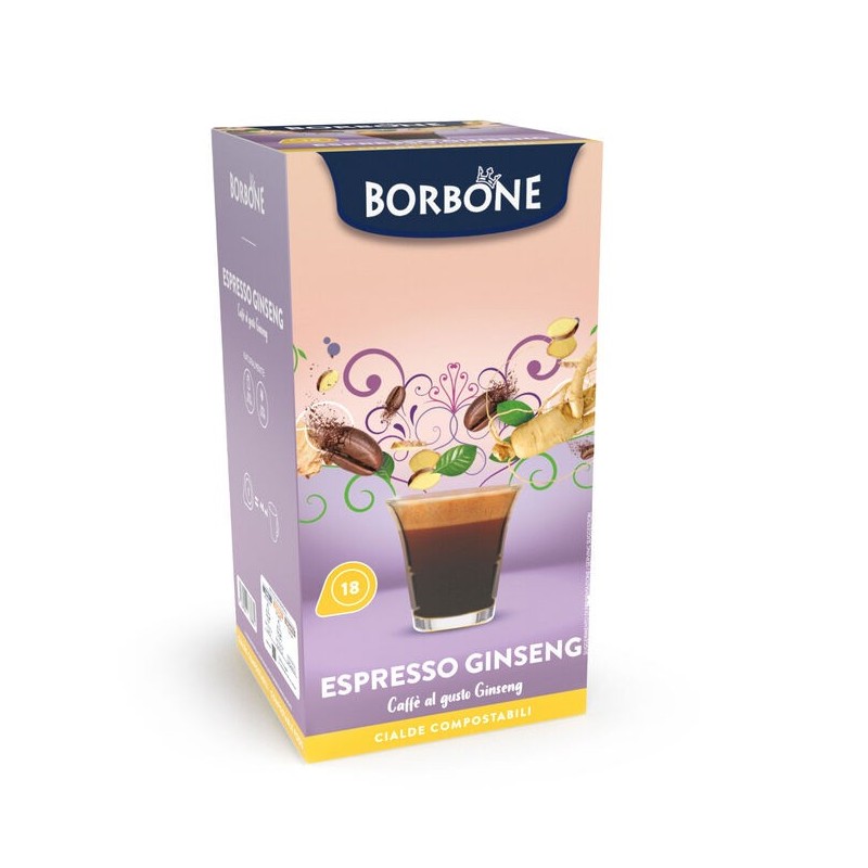 CIALDA 44 BORBONE ESPRESSO GINSENG 18 PZ