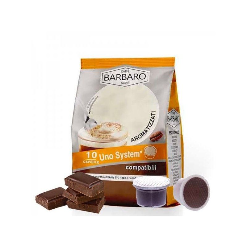 CAPSULE UNO SYSTEM BARBARO CIOCCOLINO 10 PZ